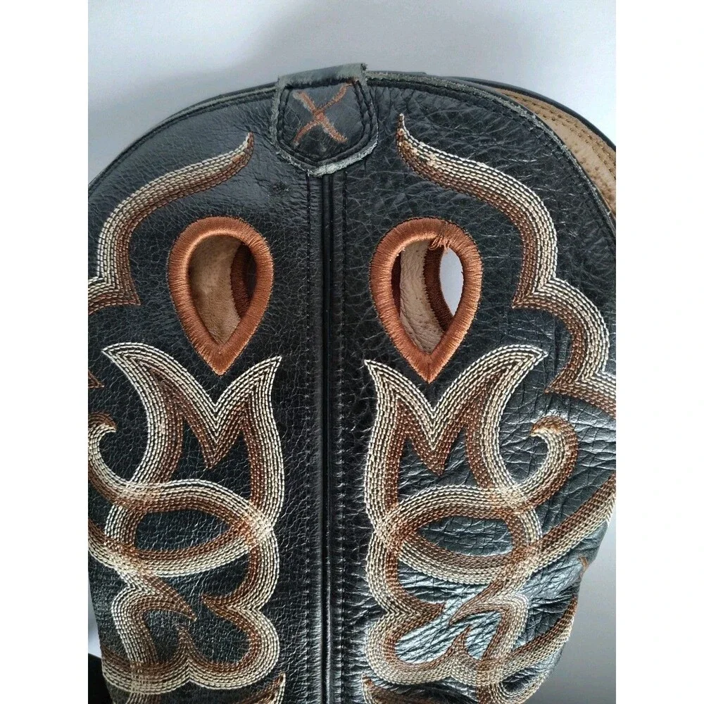 Twisted X Mens Size 8B WRS0006 Leather Steel Toe Square Western Work Barn Boots